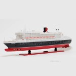 C028 Queen Mary II L Cruise Ship Model 